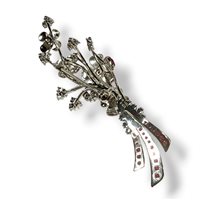 Brooch Mandile 1922 Woman Giardino di gemme in Silver 2CSZC129377 - 2CSZC129377